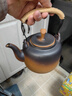 棉小城原礦提梁壺陶壺煮茶器煮水甘甜電陶爐泡茶壺帶過(guò)濾網(wǎng)大容量 單壺【800ml小桃心提梁壺】+內濾 曬單實(shí)拍圖