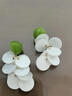 QBILY 耳環(huán)【4對裝】多巴胺編織花朵耳環(huán)女度假風(fēng)小眾高級感耳飾配飾 多巴胺耳環(huán)【4對裝】 曬單實拍圖