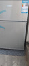 HYUNDAI（韓國現(xiàn)代） 小冰箱 冰箱小型雙開門 迷你雙門家用宿舍租房冷藏冷凍電冰箱節(jié)能省電 58L銀【店鋪銷冠+租房必備】 曬單實拍圖