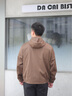 巴魯特（Brloote）【商場(chǎng)同款】男士連帽夾克含羊毛啞光耐磨硬挺輕戶(hù)外外套男2025秋 棕色 XL （180/100A） 曬單實(shí)拍圖