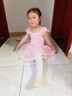 舞蹈服兒童女秋冬季芭蕾舞裙女童長(cháng)袖考級練功服女孩中國跳舞服裝 淺粉色(長(cháng)袖) M 105c 曬單實(shí)拍圖