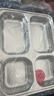 美廚（maxcook）304不銹鋼餐盤飯盒 4格加深加厚分格快餐盤學(xué)生餐盒MCFT168 曬單實拍圖