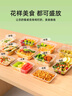 特美居（temeiju）一次性飯盒長(cháng)方形透明塑料快餐盒加厚帶蓋打包盒餐具50套裝1000型 曬單實(shí)拍圖