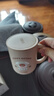 膳魔師（THERMOS）不銹鋼時(shí)尚簡(jiǎn)約大咖杯帶蓋茶飲牛奶咖啡杯辦公水杯把手杯TCDG-451 【涂層內膽】布朗(PUPPY) 440ml 曬單實(shí)拍圖