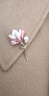 小米星國風(fēng)淡雅精致玉蘭花胸針新款時(shí)尚氣質(zhì)花朵 粉色玉蘭花-豎別針款 曬單實(shí)拍圖