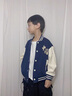 班納班納男童棒球服套裝春秋潮帥氣時髦2025新款棒球服外套兒童秋裝衣服 滑板中國K藏青+滑板中國K藏青 140 曬單實拍圖