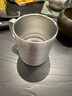京東京造不銹鋼雙層保溫桌面馬克杯420mL 戶外露營(yíng)水杯 304咖啡杯銀灰色 曬單實(shí)拍圖