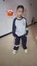 WALNUT DUCK小黃鴨男童衛(wèi)衣套裝春秋童裝兒童男孩秋裝寶寶洋氣兩  曬單實拍圖