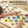 時(shí)光學(xué)2-6歲幼兒識字拼圖兒童玩具漢字學(xué)習認知卡男孩女孩生日禮物 曬單實(shí)拍圖