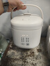 LOTOR徠多迷你電飯煲微壓家用小型電飯鍋蒸煮一體1-2人老式煮米飯鍋1.2L 1人食柴火飯VH25I1蒸碟款 曬單實(shí)拍圖