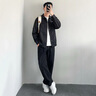 吉普（JEEP）外套男春秋季寬松工裝夾克男士翻領(lǐng)潮流休閑衣服男裝  黑色  XL  曬單實(shí)拍圖