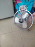 風(fēng)輕楊電風(fēng)扇工業(yè)風(fēng)扇趴地扇落地壁掛多用風(fēng)扇大功率強力風(fēng)扇純銅電機臺扇辦公家用10/12/14/16/18/20寸 銅線(xiàn)電機10寸3檔銀色1.5米線(xiàn)(桌面小風(fēng)扇) 曬單實(shí)拍圖
