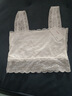 凌登吊帶背心女夏季蕾絲抹胸防走光裹胸美背內衣性感圍胸薄內搭打底衫 白色 均碼（建議體重80-130斤） 曬單實(shí)拍圖