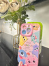 圣圖朗新款可愛(ài)小怪獸17蘋(píng)果16promax手機殼iphone14高級感15pro掛繩12可愛(ài)13卡通植絨硅膠8plus情侶全包 愛(ài)五只怪獸撞色液態(tài)硅膠-【砂粉色】+手掛繩 iPhone 14 Pro 曬單實(shí)拍圖