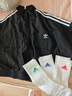 adidas三雙裝舒適襪子男女阿迪達斯官方   白/紅熒光/亮藍/草坪綠   S 曬單實(shí)拍圖