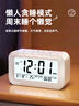 鐘小白【百億補貼低價】小米白多功能電子鬧鐘智能2025新款學生專用起床神器強力叫醒桌面時鐘開學季禮物 曬單實拍圖