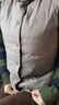 無(wú)印良品（MUJI）女式 輕量羽絨便攜式 背心  淺米色5A M 曬單實(shí)拍圖