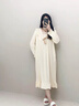 黛姿馨睡衣情侶裝一男一女款春秋季純棉睡裙溫情家居服春秋款女2025新款 主圖款XB:18103(G)杏英文蝴蝶結 M 女+男L 曬單實(shí)拍圖