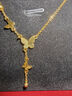 周大福 流蘇蝴蝶黃金項(xiàng)鏈(工費(fèi)620)40cm 約5.1g EOF1058七夕禮物 曬單實(shí)拍圖