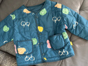 嘟嘟家兒童棉服冬款加厚寶寶童裝棉衣秋冬男童面包服女童冬裝外套棉襖潮 深海藍 100 曬單實(shí)拍圖