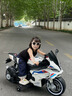貝得龍超大號兒童電動(dòng)摩托車(chē)兩輪機車(chē)男女寶寶可坐可充電玩具摩托車(chē) 白色+腳踩油門(mén)+12V4.5+車(chē)身燈光 曬單實(shí)拍圖