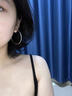 胖東來(lái)品質(zhì)網(wǎng)紅999純銀耳環(huán)女個(gè)性光面耳飾氣質(zhì)百搭耳圈感時(shí)尚 999足銀光面耳環(huán)6厘米 曬單實(shí)拍圖