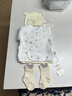 童泰新生嬰兒連體衣秋冬季保暖寶寶衣服初生兒純棉蝴蝶哈衣 黃色 59cm 曬單實拍圖
