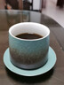 窯變陶瓷咖啡杯套裝馬克杯下午茶杯子拿鐵杯創(chuàng)意復(fù)古簡約咖啡杯 【窯變綠】禮盒裝 曬單實拍圖