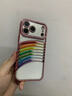 朵卡適用iPhone17手機殼Air透明蘋(píng)果16promax電鍍15款14全包13保護套12水鉆女高級感殼ip男超薄promax 【玫瑰粉】彩虹殼+奢華水鉆 iPhone 17 曬單實(shí)拍圖
