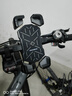 洛克兄弟電動(dòng)車(chē)手機支架摩托車(chē)電瓶車(chē)外賣(mài)代駕導航自行車(chē)手機架 碗組蓋款-黑灰 曬單實(shí)拍圖