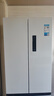 美的（Midea）418法式多門(mén)四開(kāi)門(mén)電冰箱超薄平嵌小戶(hù)型家用冰箱一級能效國家補貼20%大容量無(wú)霜MR-418WFPE白色 曬單實(shí)拍圖
