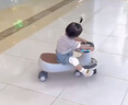 卡卡曼兒童扭扭車1-3-6歲溜溜車可坐大人承重防側(cè)翻靜音寶寶搖搖妞妞車 棕- 音樂燈光+靜音閃光輪+儲(chǔ)物箱 嬰兒玩具車滑行車生日周歲禮物 曬單實(shí)拍圖