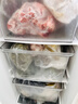 冰箱收納盒密封盒透明收納盒食品級冷鮮柜冷凍盒抽屜式雙開(kāi)門(mén)冰柜 特厚透明30*25*20無(wú)蓋 曬單實(shí)拍圖