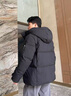 鴨鴨（YAYA）孫穎莎同款珠峰系列羽絨服男女短款冬季新款戶(hù)外加厚保暖極寒外套 冰川白色 M (170) 曬單實(shí)拍圖