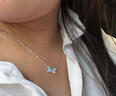 Fanci范琦蝶光項鏈女夜晚發(fā)光蝴蝶項鏈女生2025新款吊墜生日禮物送女友 曬單實(shí)拍圖