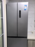 美的（Midea）417法式多門(mén)四開(kāi)門(mén)60cm超薄零嵌入式雙變頻小戶(hù)型無(wú)霜家用電冰箱 MR-417WFPE 流蘇銀 國家補貼20% 曬單實(shí)拍圖