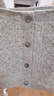 詩(shī)凡黎（‘S EIFINI）【商場(chǎng)同款】甜美別致絞花針織背心3EA132561 夾花灰 M 160/85CM 曬單實(shí)拍圖