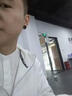 芯奢杠鈴耳釘男士耳棒單只螺絲擰扣潮流高級設計感潮男耳飾送男友禮物 黑色一對 曬單實(shí)拍圖