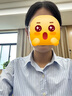 優(yōu)衣庫女裝全棉條紋襯衫/長(cháng)袖襯衣薄外套25秋冬新款479079 61 水藍色 XS /150/76A 曬單實(shí)拍圖