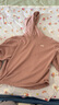 GAP女裝2025秋冬刺繡logo連帽衛衣寬松基礎款休閑上衣761956 粉色 M (165/84A)亞洲尺碼 曬單實(shí)拍圖