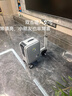 Airwheel愛爾威電動(dòng)行李箱可騎行拉桿箱可坐可代步鋁框箱包20英寸登機(jī)箱 曬單實(shí)拍圖