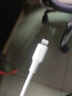 綠聯(lián) MFi認證不彈窗蘋(píng)果充電線(xiàn)Type-C數據線(xiàn)PD20W快充to Lightning 適用iPhone14Pro/13/12/11手機 PD快充線(xiàn)-【云朵白】-1米 曬單實(shí)拍圖