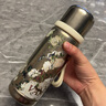 大卡 BIG CAR純鈦保溫杯梵高聯(lián)名溫顯水杯女直飲泡茶杯禮物杯子大容量燜茶鈦杯 白玫瑰【內外雙層純鈦+禮盒】650ML 曬單實(shí)拍圖