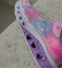 Skechers斯凱奇童鞋女童運動(dòng)鞋閃燈鞋開(kāi)關(guān)魔術(shù)貼兒童休閑公主鞋302315L 粉紅色/多彩色/PKMT 33 曬單實(shí)拍圖