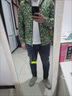酷奇歐洲站男士連帽青年休閑印花潮牌夾克春秋季時(shí)尚衣服長(cháng)袖外套男 白色 XL 曬單實(shí)拍圖