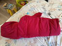 鴨鴨（YAYA）兒童羽絨服男童女童2025年冬季新款休閑連帽短款童裝保暖外套HY 國旗紅色 150 150/72(150) 曬單實(shí)拍圖