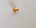 縱橫金業(yè)足金999   黃金轉(zhuǎn)運(yùn)珠 金珠子  1克 單顆 頂珠 散珠 手串diy 1克  轉(zhuǎn)運(yùn)珠 曬單實(shí)拍圖