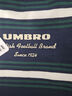 茵寶（Umbro）七夕禮物|官方短袖復(fù)古條紋新款寬松百搭夏季圓領(lǐng)t恤男女同款上衣 藍(lán)白綠 XL 曬單實拍圖