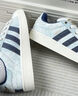阿迪達(dá)斯 （adidas）三葉草 男女鞋 CAMPUS 00s 休閑鞋 JS2487 漢玉白/制服藍(lán) 40 曬單實(shí)拍圖