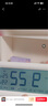 得力（deli）兒童節(jié)禮物充電電子鬧鐘背光家用學生兒童溫濕度計床頭鐘開學升學必備白 LE103A開學必備禮物 曬單實拍圖